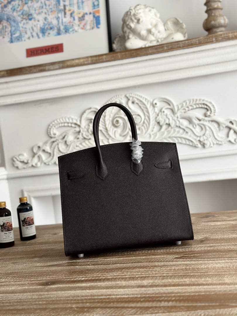 Hermès Birkin 25 Bag Coffee Epsom Leather H625653