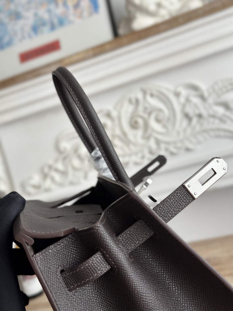 Hermès Birkin 25 Bag Coffee Epsom Leather H625653
