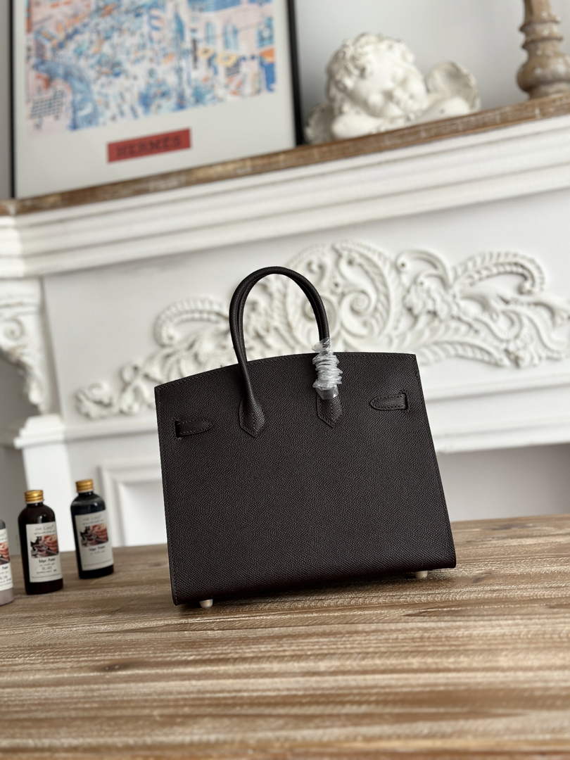 Hermès Birkin 25 Bag Coffee Epsom Leather H625653