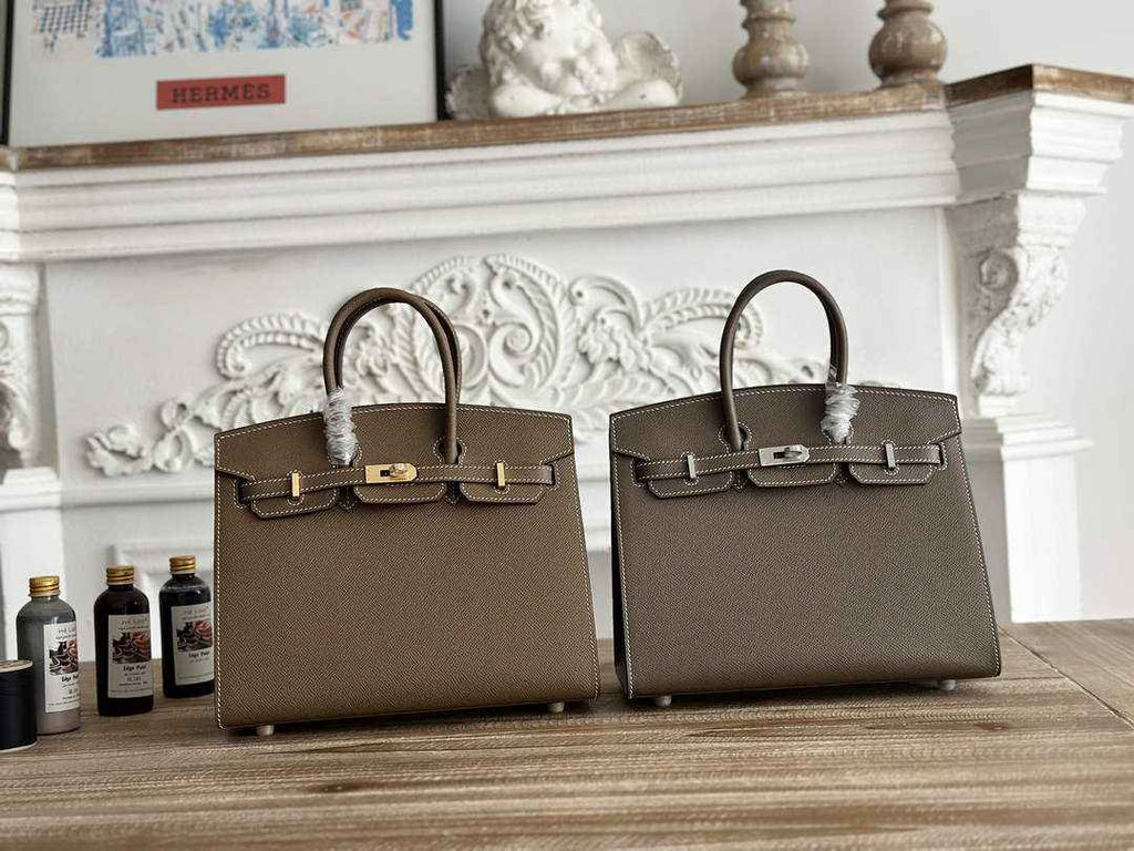 Hermès Birkin 25 Bag Gray Epsom Leather H625655