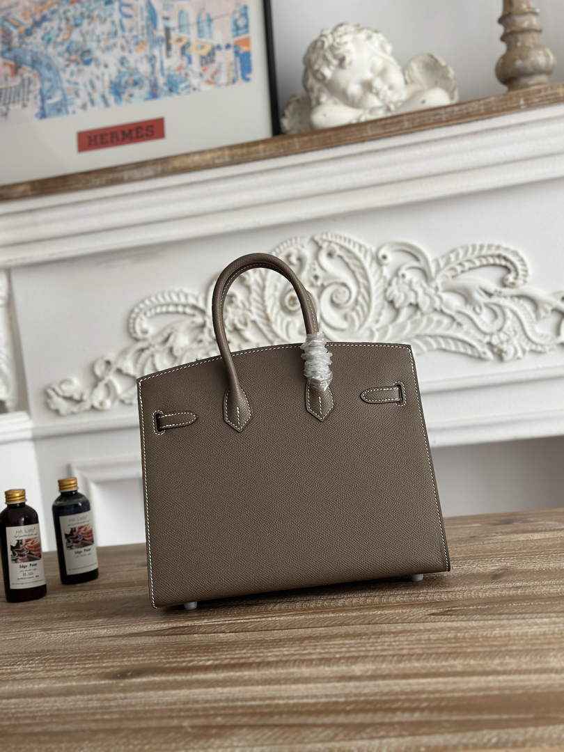 Hermès Birkin 25 Bag Gray Epsom Leather H625655