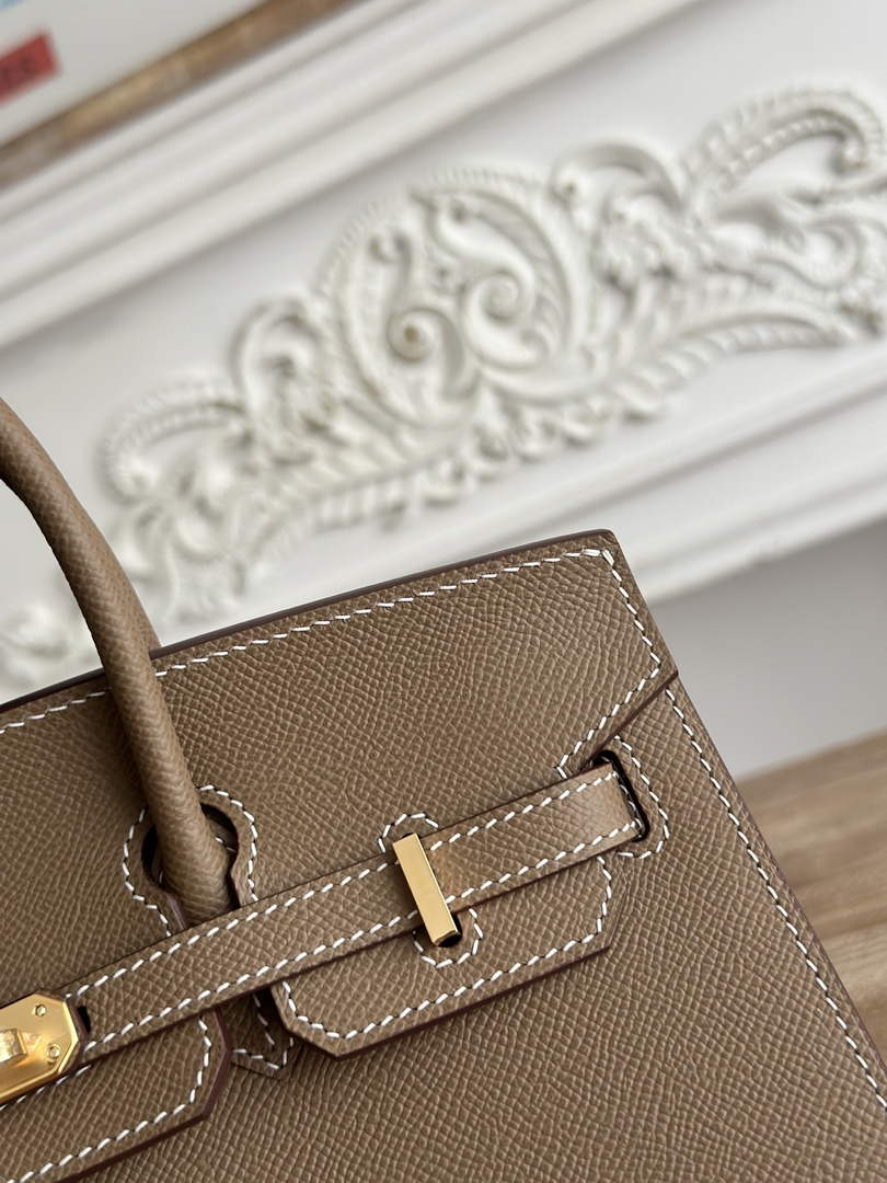 Hermès Birkin 25 Bag Gray Epsom Leather H625655