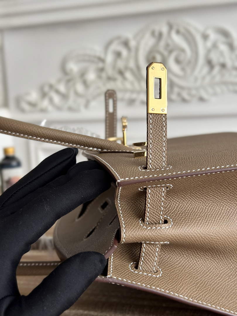 Hermès Birkin 25 Bag Gray Epsom Leather H625655