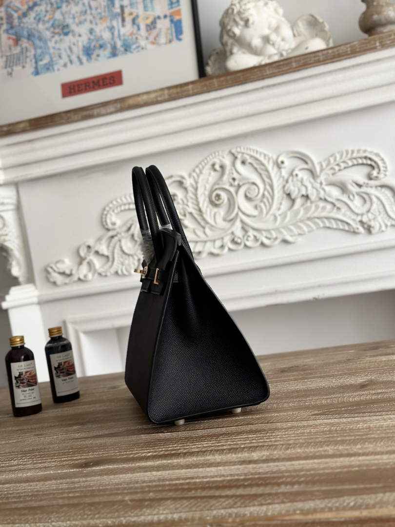 Hermès Birkin 25 Bag Black Epsom Leather H625656