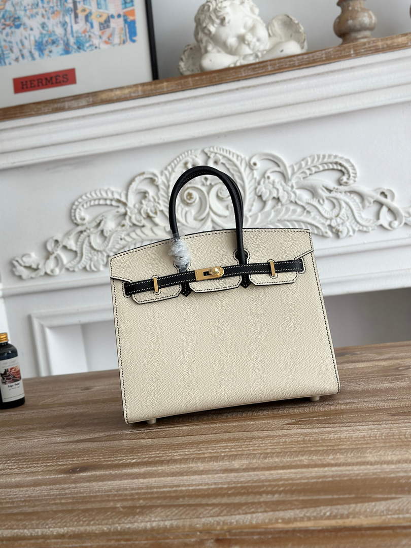 Hermès Birkin 25 Bag Beige Epsom Leather
