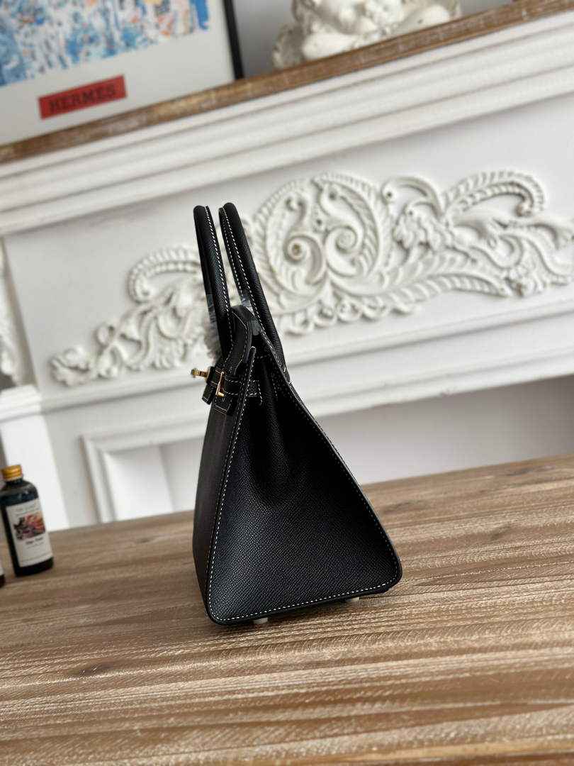 Hermès Birkin 25 Bag Black Epsom Leather
