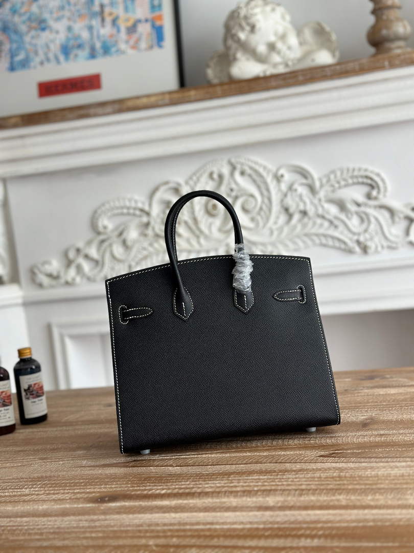 Hermès Birkin 25 Bag Black Epsom Leather