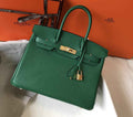 Hermès Birkin 30cm Green Togo Gold Hardware