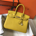 Hermès Birkin 30cm Yellow Togo Gold Hardware
