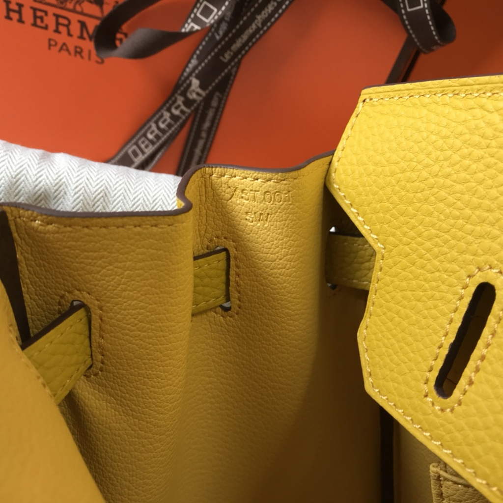 Hermès Birkin 30cm Yellow Togo Gold Hardware