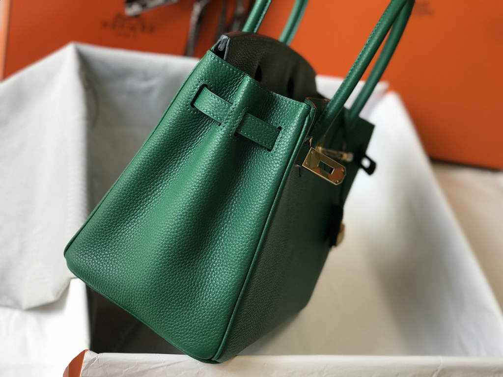 Hermès Birkin 30cm Green Togo Gold Hardware