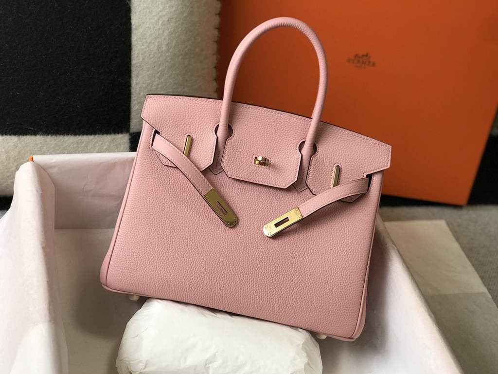 Hermès Birkin 30cm Pink Togo Gold Hardware