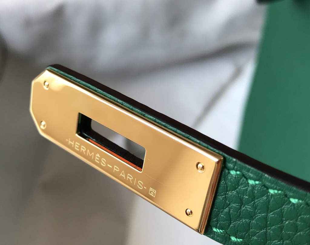 Hermès Birkin 30cm Green Togo Gold Hardware