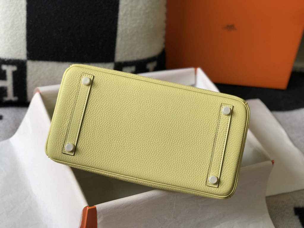 Hermès Birkin 30cm lemon yellow Togo Gold Hardware