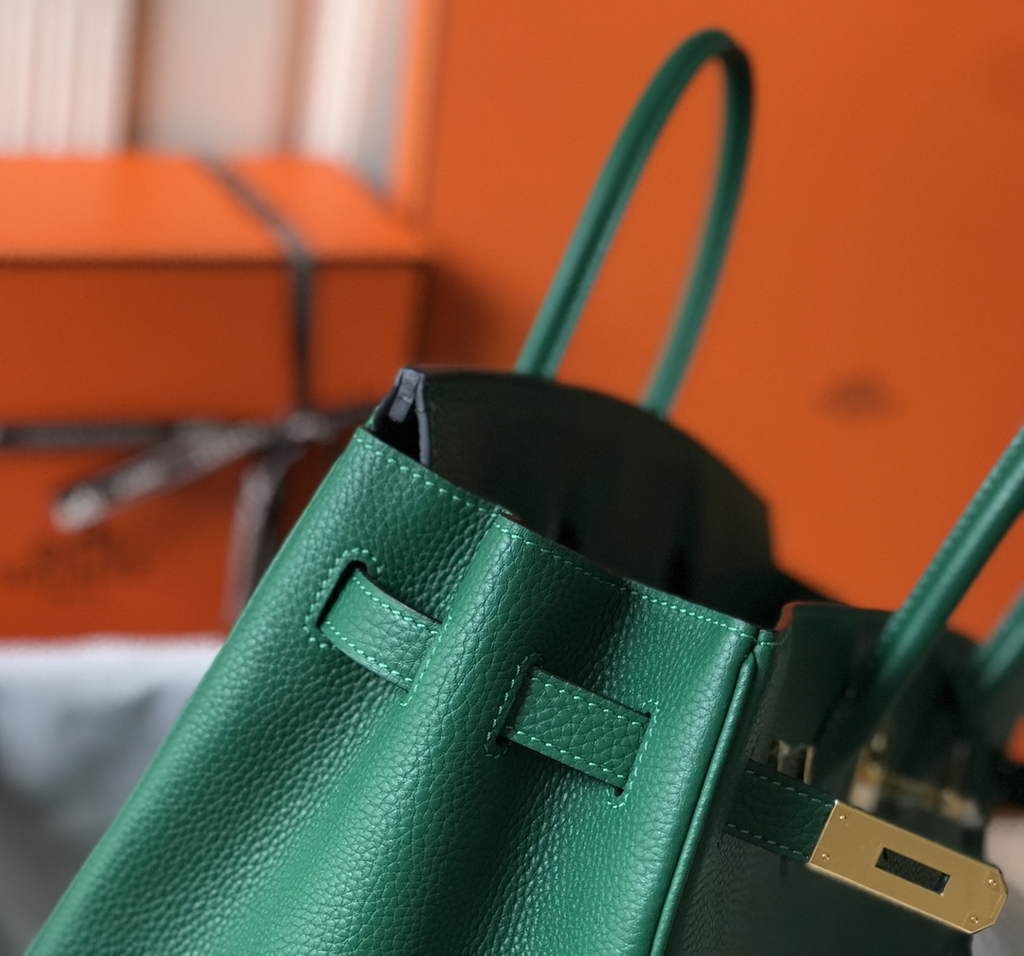 Hermès Birkin 30cm Green Togo Gold Hardware