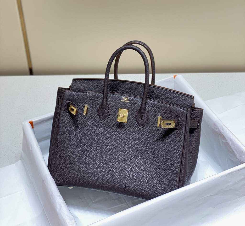 Hermès Birkin 30cm brown Togo Gold Hardware