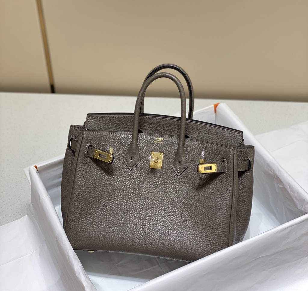 Hermès Birkin 30cm dark gray Togo Gold Hardware