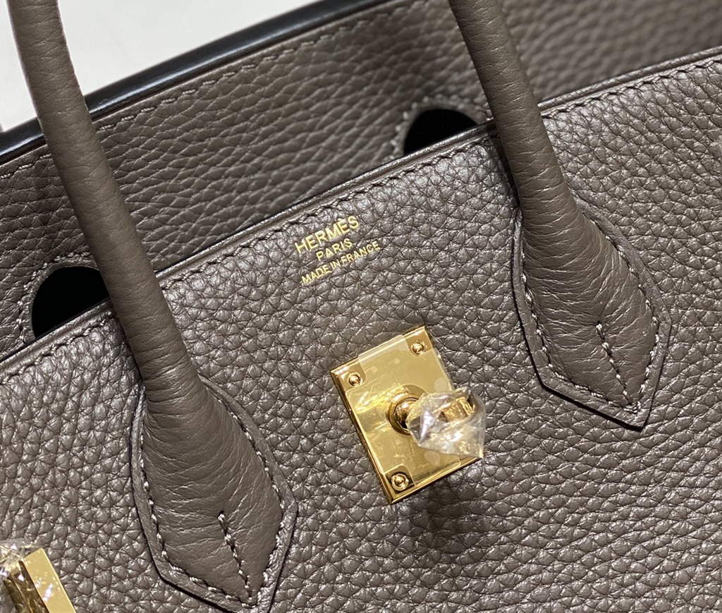 Hermès Birkin 30cm dark gray Togo Gold Hardware