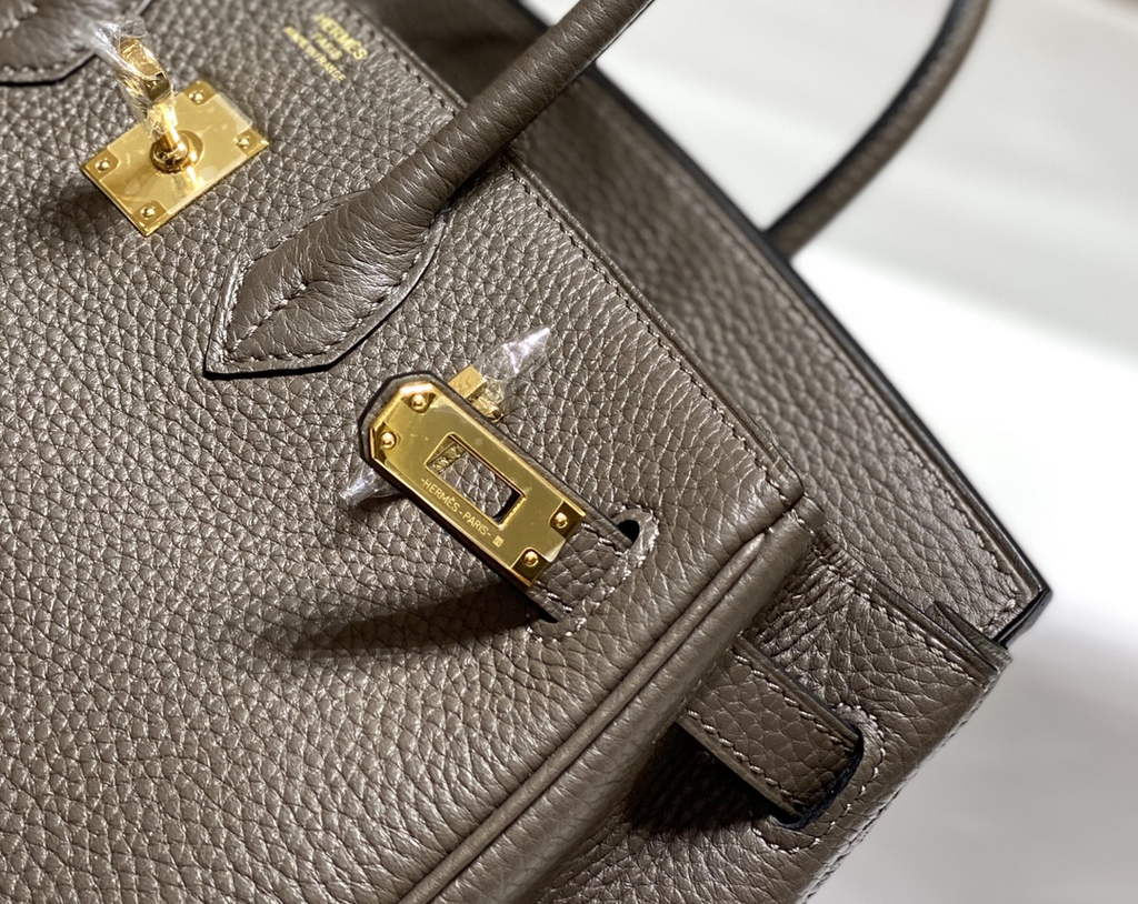 Hermès Birkin 30cm dark gray Togo Gold Hardware
