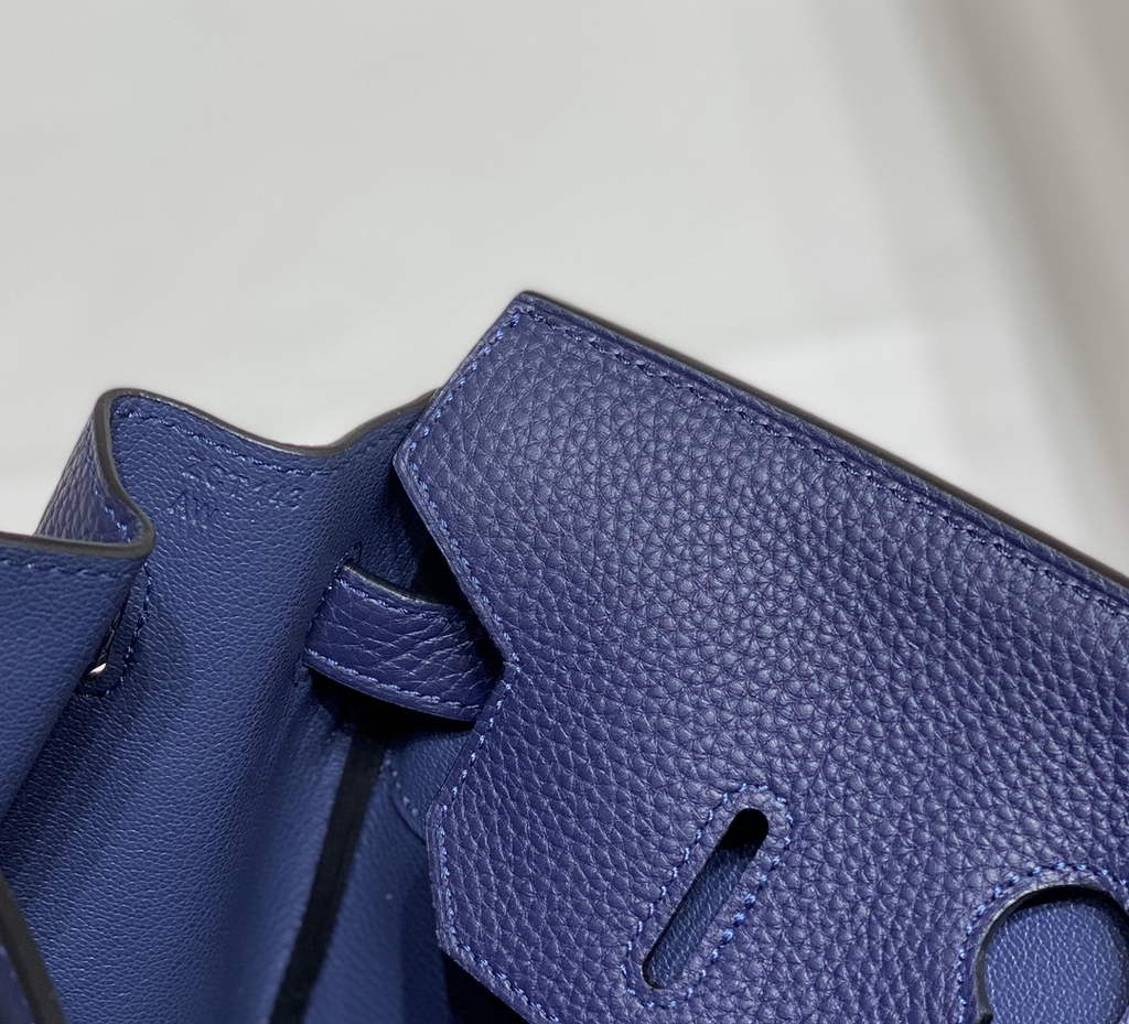 Hermès Birkin 30cm navy blue Togo Gold Hardware