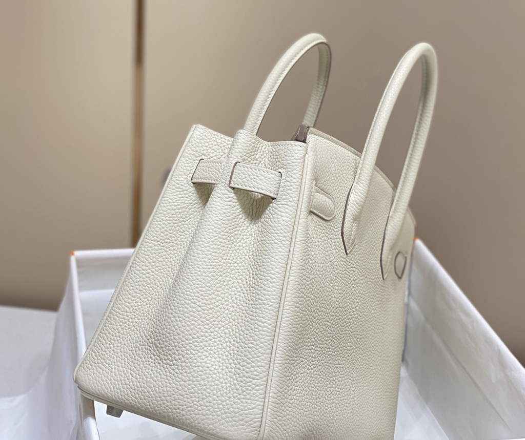 Hermès Birkin 30cm white Togo silver Hardware