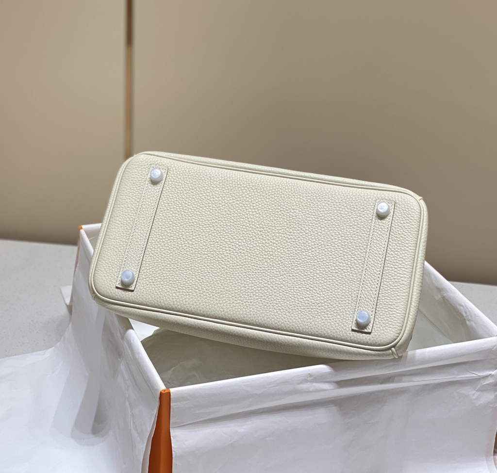 Hermès Birkin 30cm white Togo silver Hardware