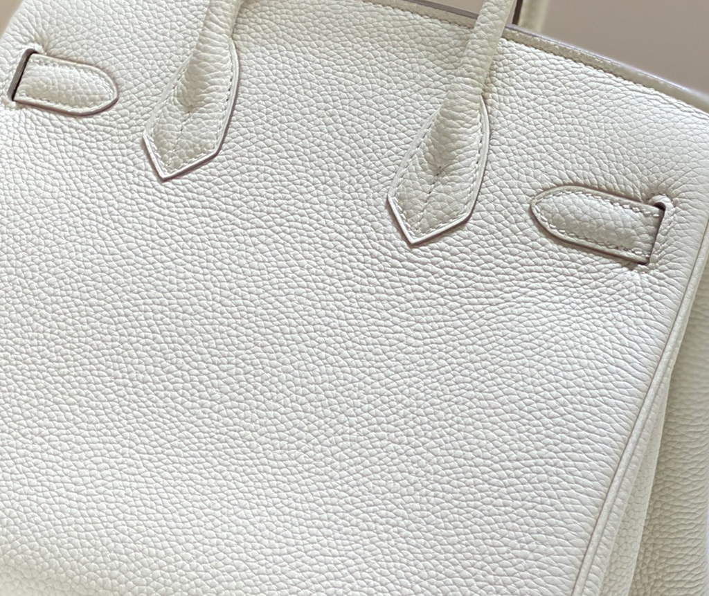 Hermès Birkin 30cm white Togo silver Hardware