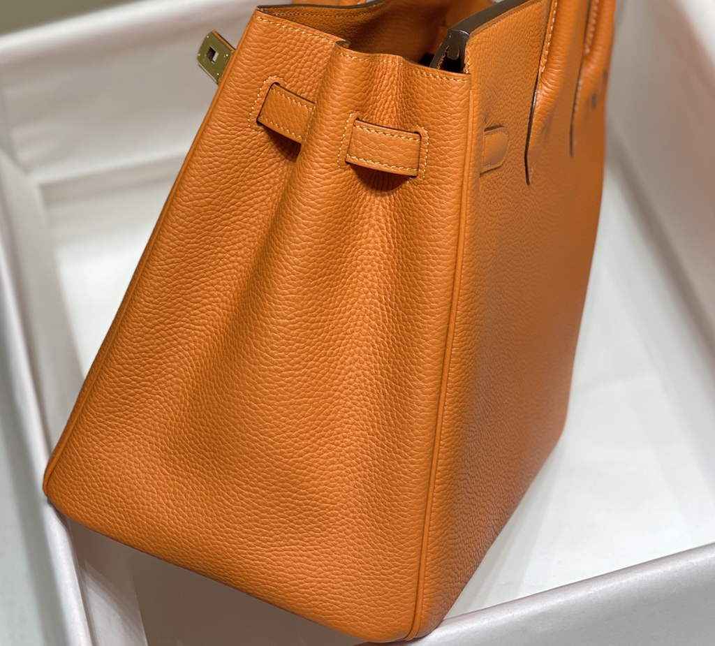 Hermès Birkin 30cm orange Togo Gold Hardware