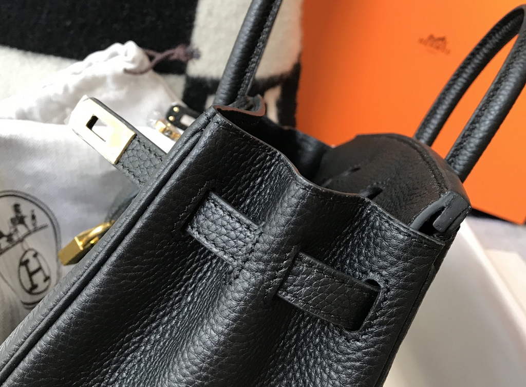 Hermès Birkin 30cm Black Togo Gold Hardware