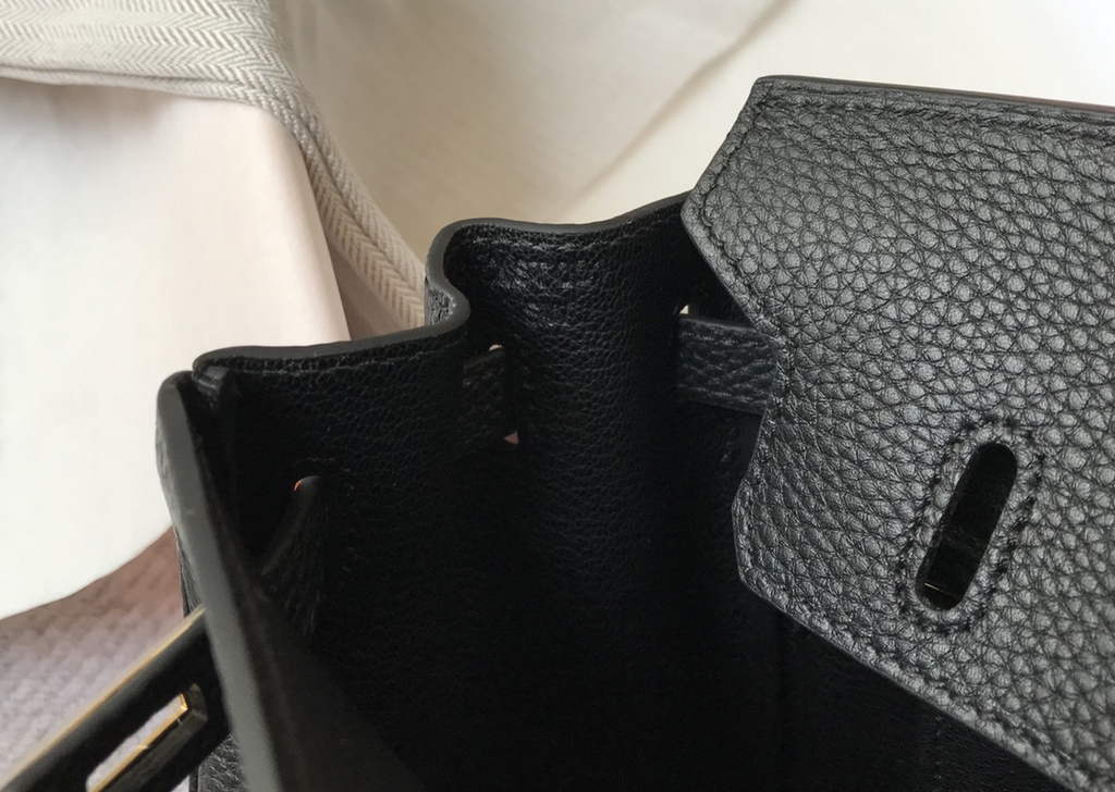 Hermès Birkin 30cm Black Togo Gold Hardware