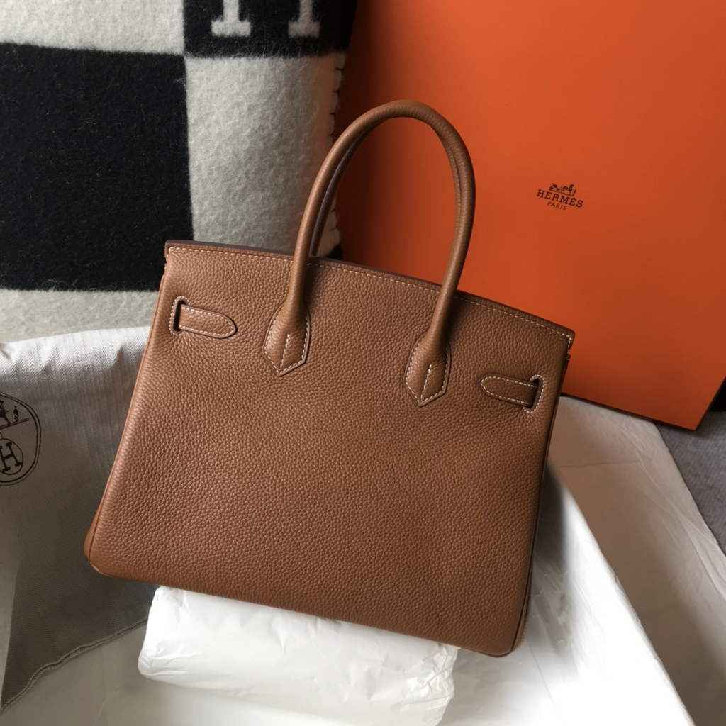 Hermès Birkin 30cm Brown Togo Gold Hardware