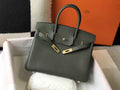 Hermès Birkin 30cm dark green Togo gold Hardware