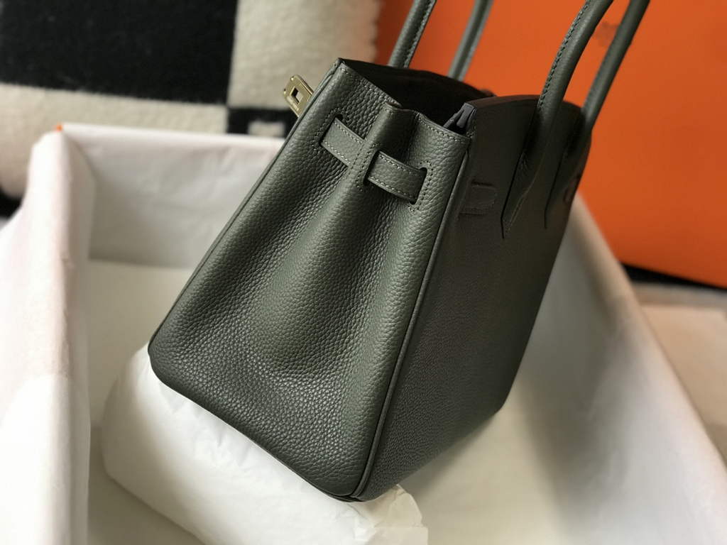 Hermès Birkin 30cm dark green Togo gold Hardware