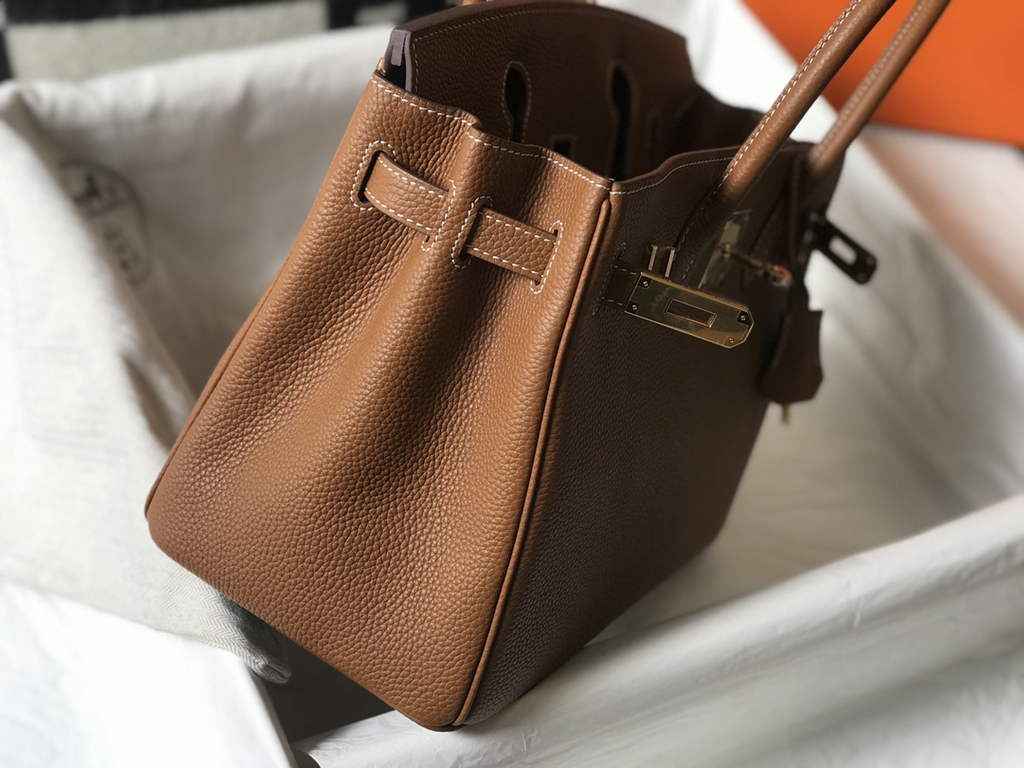 Hermès Birkin 30cm Brown Togo Gold Hardware
