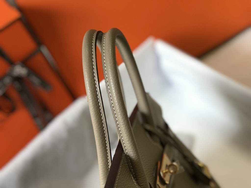 Hermès Birkin 30cm Gray Togo Gold Hardware