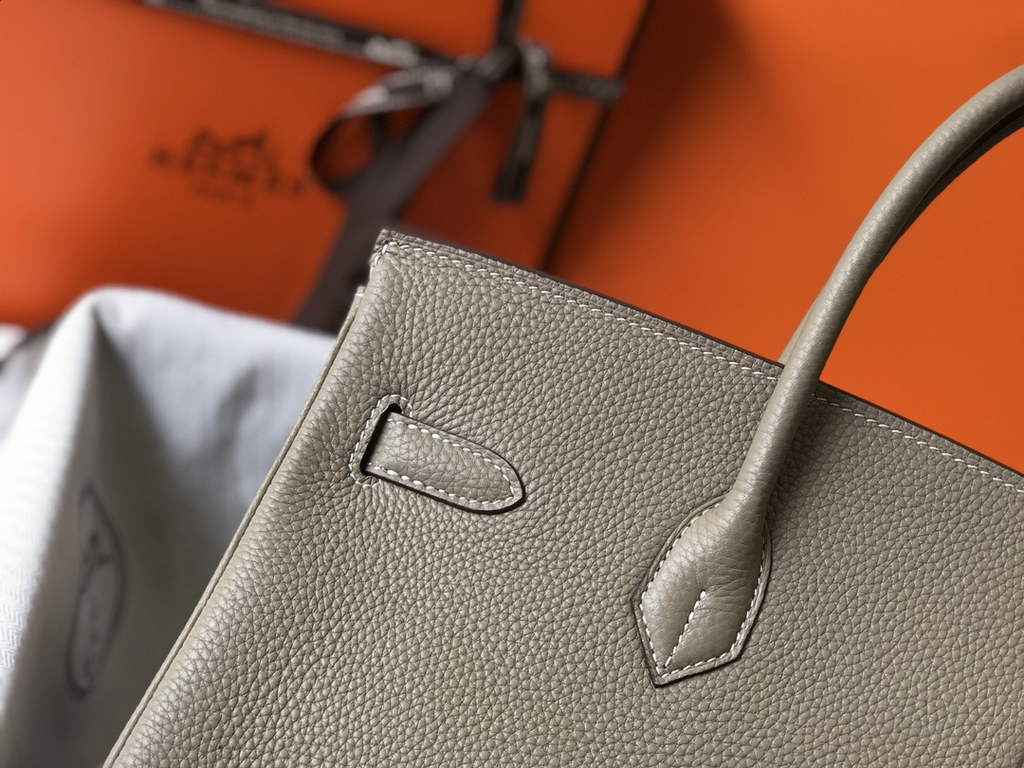 Hermès Birkin 30cm Gray Togo Gold Hardware