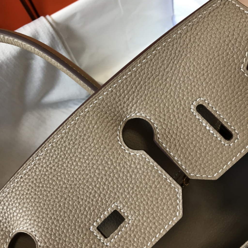 Hermès Birkin 30cm Gray Togo Gold Hardware