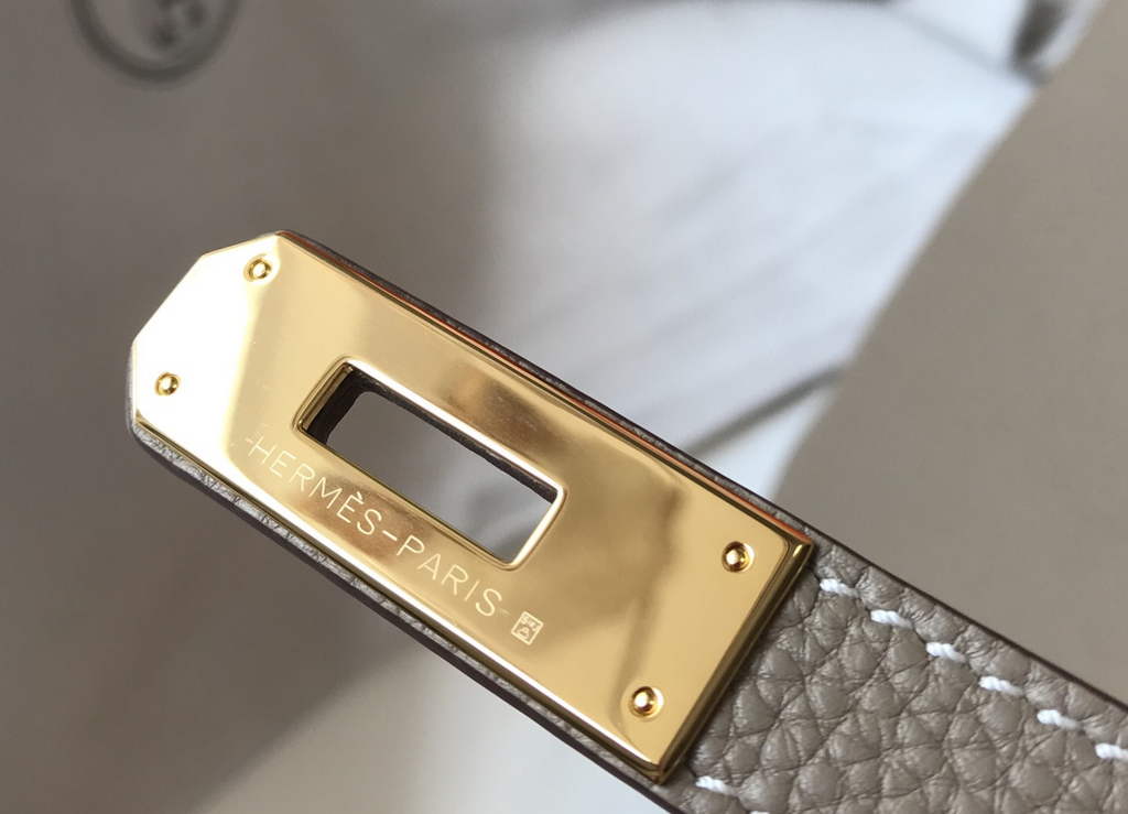 Hermès Birkin 30cm Gray Togo Gold Hardware