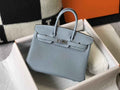 Hermès Birkin 30cm Blue Togo Silver Hardware