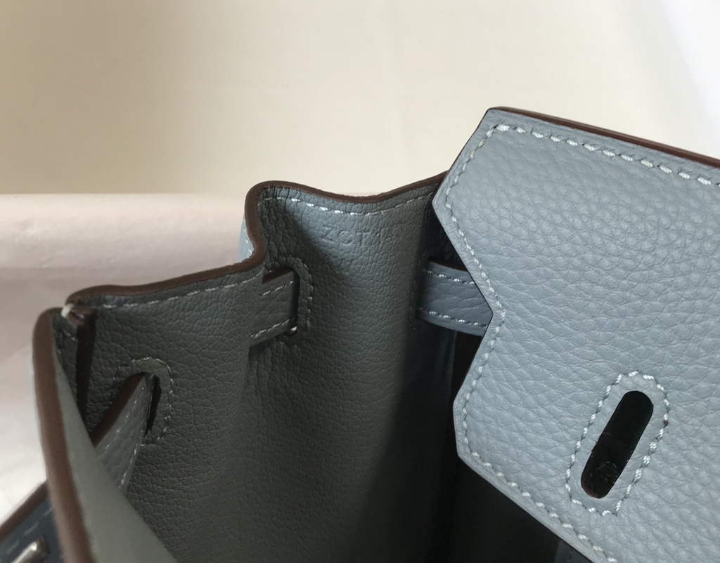 Hermès Birkin 30cm Blue Togo Silver Hardware