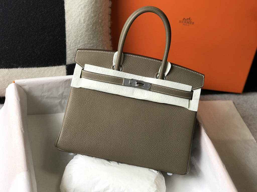 Hermès Birkin 30cm Dark Gray Togo Gold Hardware