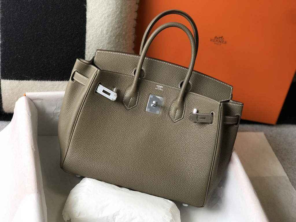 Hermès Birkin 30cm Dark Gray Togo Gold Hardware