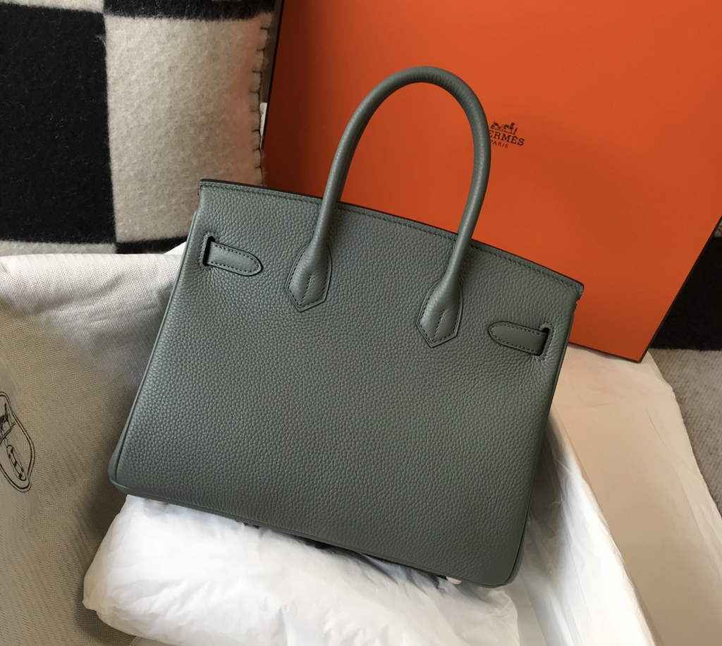 Hermès Birkin 30cm Dark Green Togo Gold Hardware