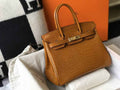 Hermès Birkin Bag 30cm Brown Crocodile Leather Gold Hardware