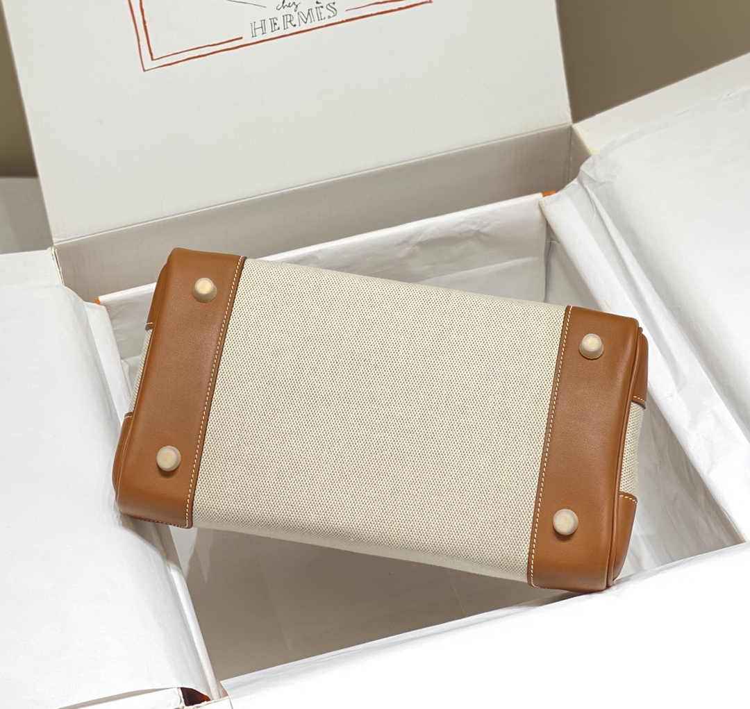 Hermès Birkin Bag 30cm Tan Swift Leather Canvas Gold Hardware
