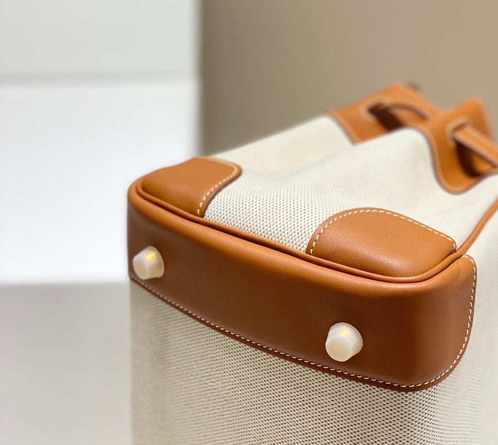 Hermès Birkin Bag 30cm Tan Swift Leather Canvas Gold Hardware