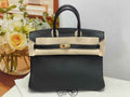 Hermès Birkin Bag Black Crocodile Togo Gold Hardware H8600