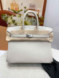 Hermès Birkin Bag Beige Crocodile Togo Gold Hardware H8606
