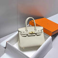 Hermès Birkin Mini Bag 20cm beige togo leather with shoulder strap
