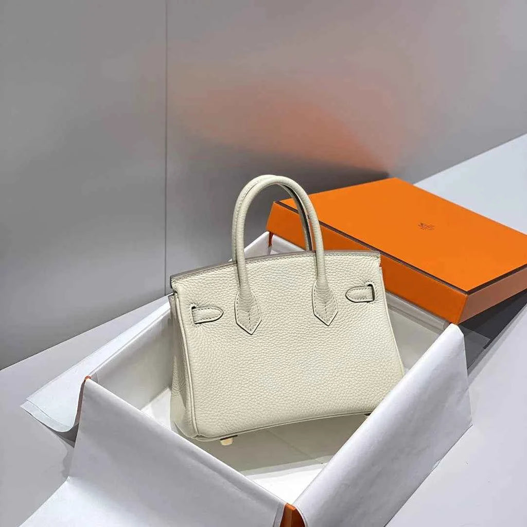 Hermès Birkin Mini Bag 20cm beige togo leather with shoulder strap